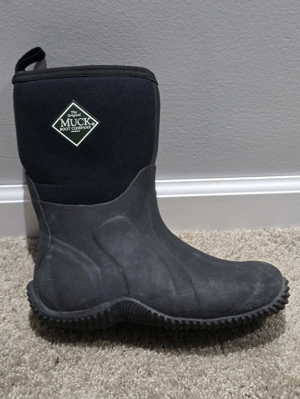 The Muck Boot Company Kids Size 5 Black Boots With Inserts